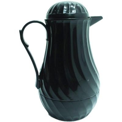 Garrafa Térmica Nova Preta Plástico Vintage Café Bulé Chá 1l