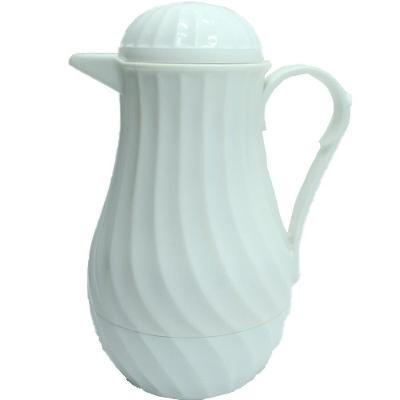 Garrafa Térmica Nova Branca Plástico Vintage Café Bulé Chá 1l