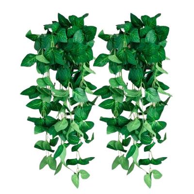 Kit 2 Planta Artificial Jiboia Ornamental Exótica Cultivo