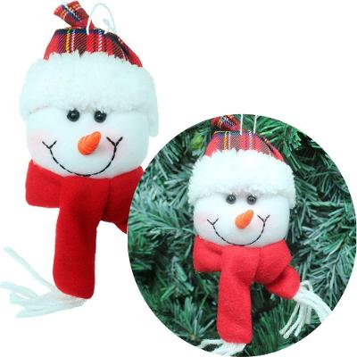 Kit 8 Enfeite Pendentes árvore De Natal Boneco De Neve 20cm