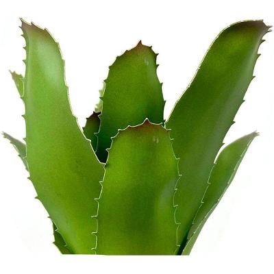 Kit 4 Peças Bromélia Planta Artificial Verde 21cm 8 Folhas