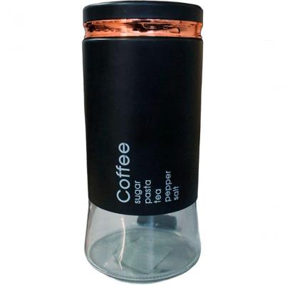 Pote Frasco Coffee Vidro Grande Mantimentos Tampa Hermético