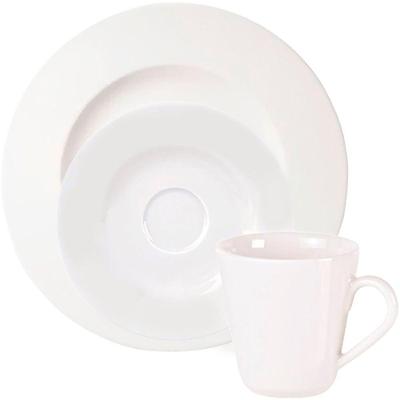Kit Jogo Café Lanche 8peças 4 Pessoas Aba Larga Tramontina
