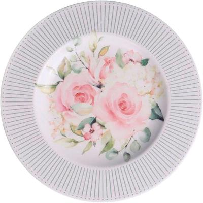 Jogo Pratos Sobremesa Lanche 4peças 4 Pessoas Ornatta 21cm