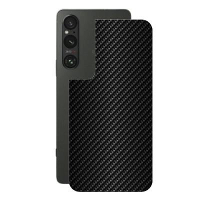 Película Para Sony Xperia 1 V - Traseira De Fibra De Carbono Preta - Gshield