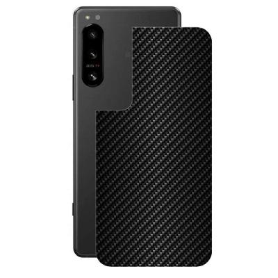 Película Para Sony Xperia 5 Iv - Traseira De Fibra De Carbono Preta - Gshield