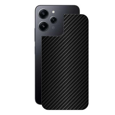 Película Para Xiaomi Redmi 12 - Traseira De Fibra De Carbono Preta - Gshield