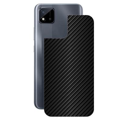 Película Para Realme C11 - Traseira De Fibra De Carbono Preta - Gshield