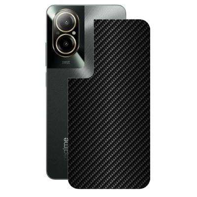 Película Para Realme C67 - Traseira De Fibra De Carbono Preta - Gshield