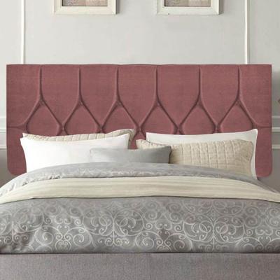 Painel Estofada Istambul Botão Capitonê 140cm Casal Para Cama Box Quarto Suede Rose Gold - Gat Magazine