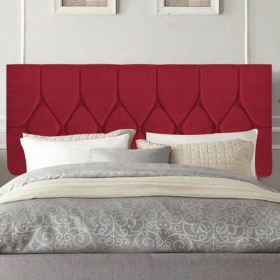 Painel Estofada Istambul Botão Capitonê 90cm Solteiro Para Cama Box Quarto Corino Vermelho - Gat Magazine