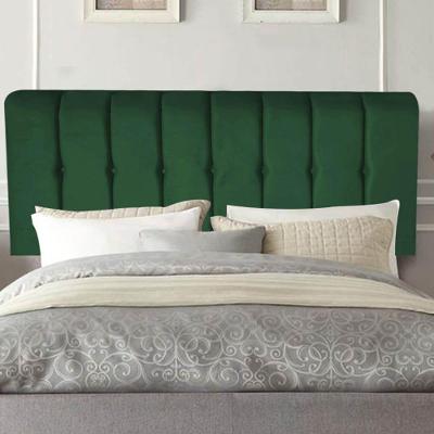 Painel Estofada Kiara 160cm Queen Size Box Quarto Suede Verde - Gat Magazine