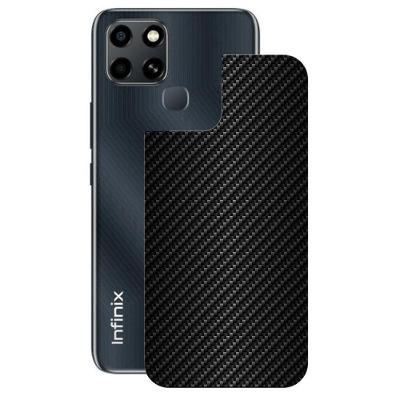 Película Para Infinix Smart 6 - Traseira De Fibra De Carbono Preta - Gshield