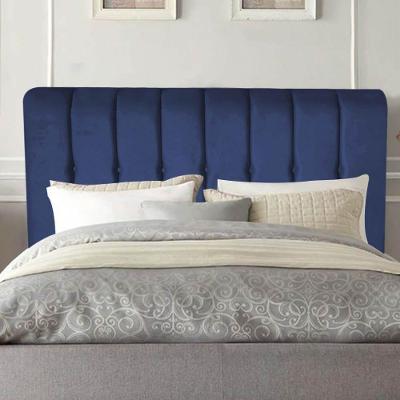Cabeceira Estofada Kiara 140cm Casal Box Quarto Suede Azul Marinho - Gat Magazine