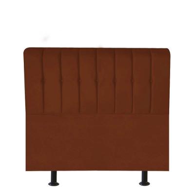 Cabeceira Estofada Kiara 100cm Solteiro Box Quarto Suede Terracota Telha - Gat Magazine