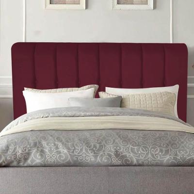 Cabeceira Estofada Kiara 160cm Queen Size Box Quarto Suede Bordô - Gat Magazine