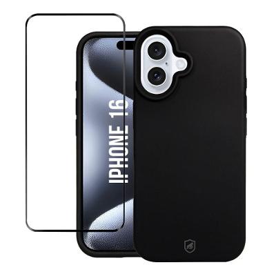 Kit Capa Silicon Premium E Película Defender Glass Para Iphone 16 - Gshield