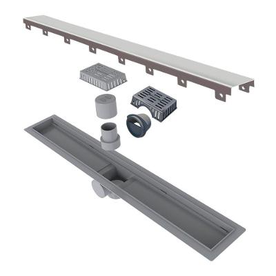 Ralo Linear Elleve Smart Sifonado 918 70cm Com Tampa Inox