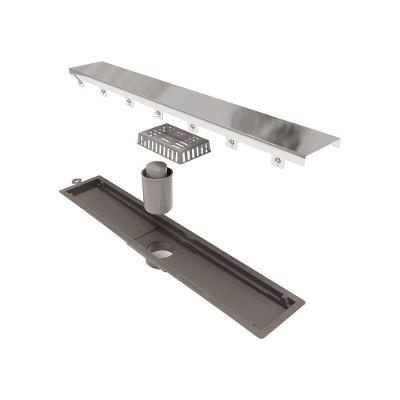 Ralo Linear Novii Sifonado 8892 50cm Saída Central Com Tampa Inox Polida 8892