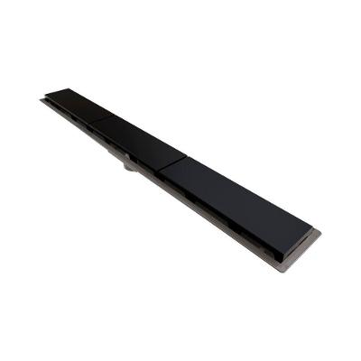Ralo Linear Novii Sifonado 8897 75cm Saída Central Com Tampa Preta 8897