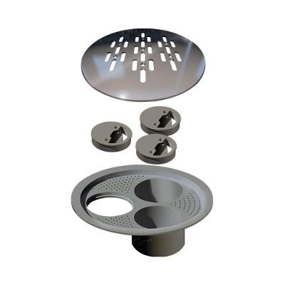 Grelha Para Ralo Linear Elleve Redonda 4039 15x15 Polida 4039