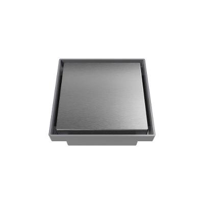Ralo Oculto Quadrado Astra Roc15i 15cm Inox Escovado
