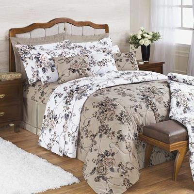 Edredom Queen Desire Percal 200 Fios 100% Algodão 5 Peças - Samara