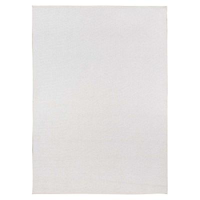Tapete Sala Antiderrapante Linen 01 Off White 1,40x2,00m