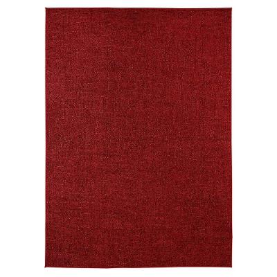 Tapete Sala Antiderrapante Linen 06 Vermelho 1,00x1,40m