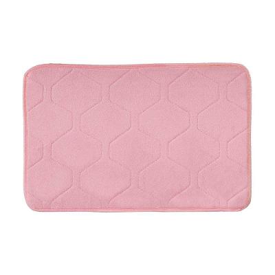 Tapete De Banheiro Touch 04 Rosa 0,60x0,80m - Edantex