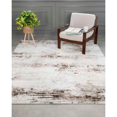 Tapete Para Sala Valentino 03 Cinza 1,00x1,40m - Edantex