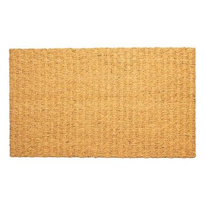 Capacho Fibra De Coco Bahia 03 Bege 0,45x0,75m