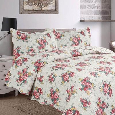 Kit Cobre Leito Casal + 2 Porta-travesseiros Patchwork Veneza 3