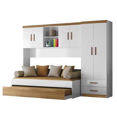 Dormitorio Infantil 3 Peças Flex 990180 Branco Nature Plla Branco Nature