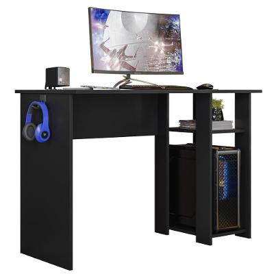 Mesa Gamer Para Computador 5050 Preto Fosco Plla Preto Fosco