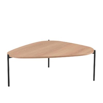 Mesa De Centro Organica Pe Metal Preto Hanover 28014 Artesano Hanover Preto