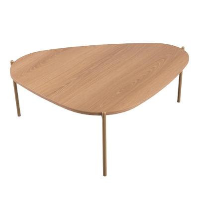 Mesa De Centro Organica Pe Metal Dourado Hanover 28014 Artesano Hanover Dourado