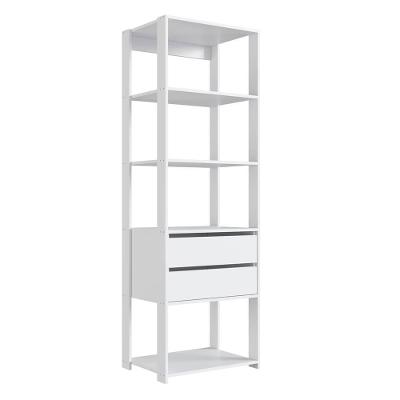 Estante Livreiro 183x60cm 02 Gavetas Branco Proddy Branco
