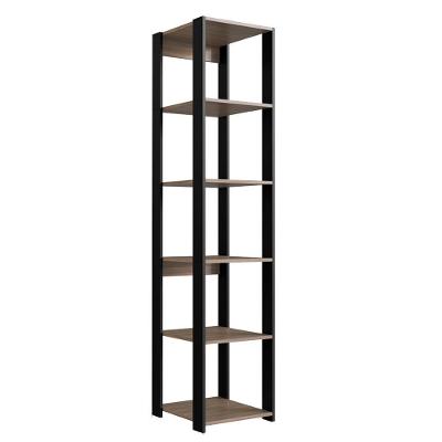 Estante Livreiro 183cm 05 Prateleiras Preto Montana Proddy Preto Montana