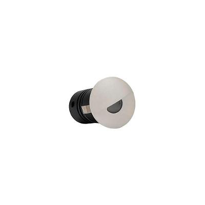 Balizador Nordecor Mini Romi Redondo De Embutir Alto Irc 90 Led 1w Bivolt Branco 3000k Luz Amarela