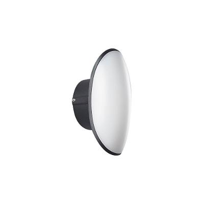 Arandela Nordecor Pako Redonda 2w+5w Led Bivolt Preto 3000k Luz Amarela 2852