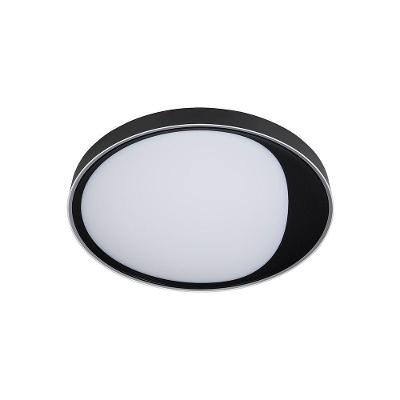Plafon Nordecor Benn 2344 45cm Led Bivolt Preto Preto 2344