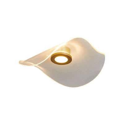 Plafon Nordecor Adini 2495 Led Bivolt Dourado Fosco Dourado Fosco 2495