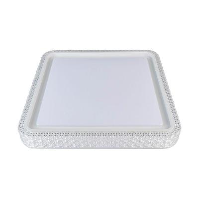 Plafon Nordecor Kenle 2666 Quadrado Led Bivolt Branco Branco 2666