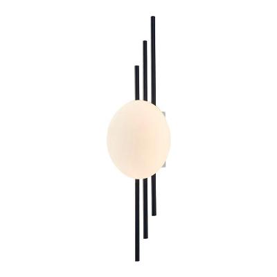 Arandela Nordecor Cami Led Bivolt Preto 3000k Luz Amarela 2722