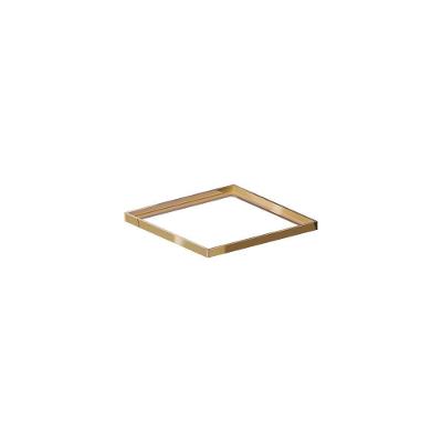Porta Grelha Linear Elleve Quadrado 4181 10x10 Gold