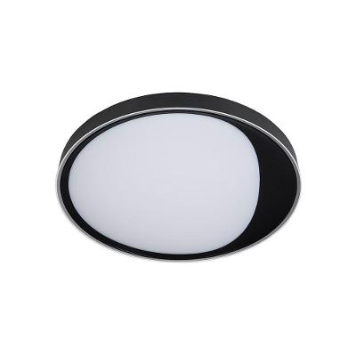 Plafon Nordecor Benn 2345 50cm Led Bivolt Preto Preto 2345