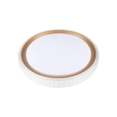 Plafon Nordecor Kenle 2665 Redondo Led Bivolt Dourado Fosco Dourado Fosco 2665