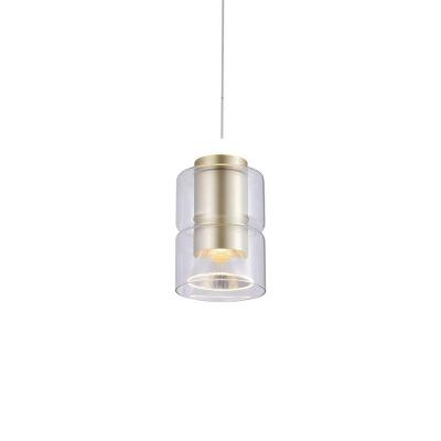 Lustre Pendente Nordecor Roz 2698 Dourado Fosco Led Bivolt Dourado Fosco 2698