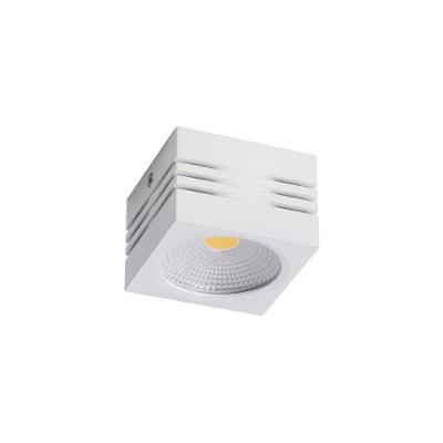 Spot De Sobrepor Nordecor Viena Led 10w Bivolt Branco 3000k Luz Amarela